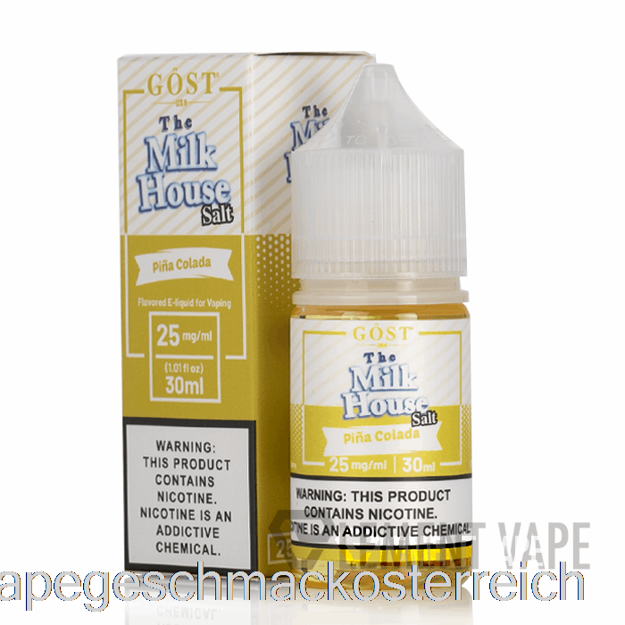 Pina-Colada-Salze – The Milk House – Gost Vapor – 30 Ml, 50 Mg Vape-Geschmack